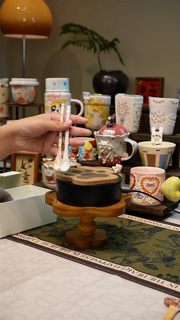 瓷【不带盒子】378高温釉下彩
