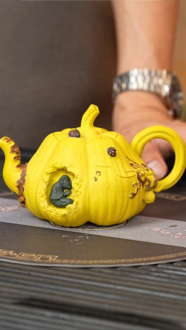 【闪购商品】紫砂茶壶CYL 芒果泥 南瓜 251cc