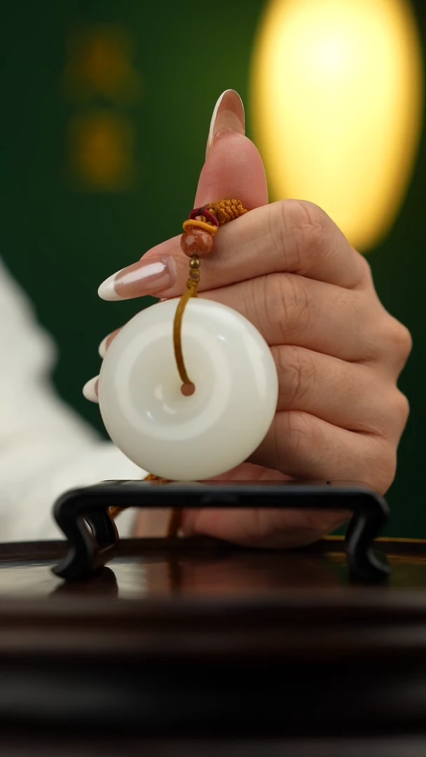 玉【平安扣】天然玉石手把件