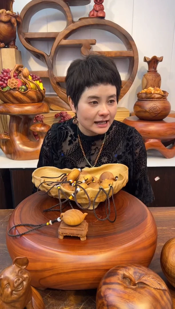 木YB把把壶创意吊坠