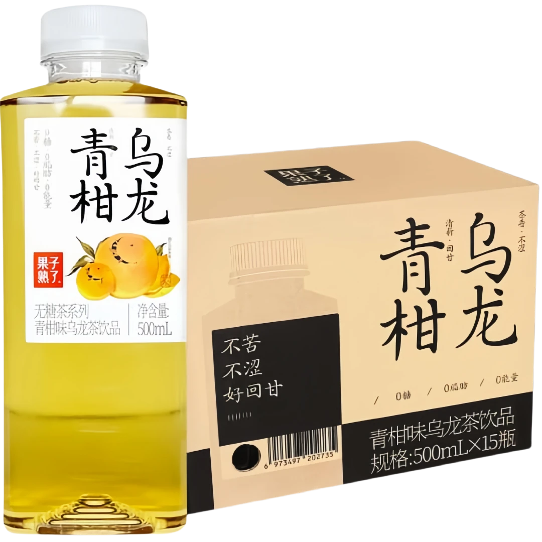 果子熟了 青柑乌龙(小) 500ml*15瓶【京东送货上门】夏日必备饮品