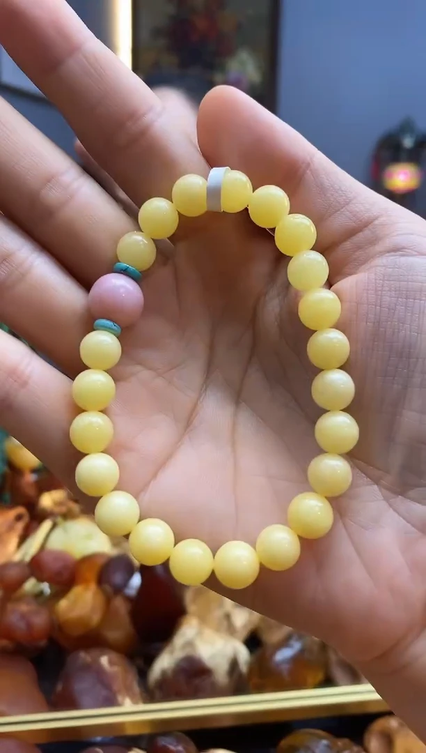 未镶嵌琥珀手串手串