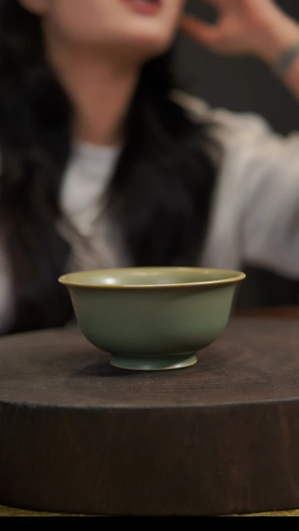 杯子i***y压手杯 汝州原产地  原矿老釉
