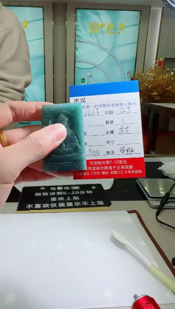 未镶嵌定制翡翠LL63翡翠吊坠赠珠链-多样性发其一