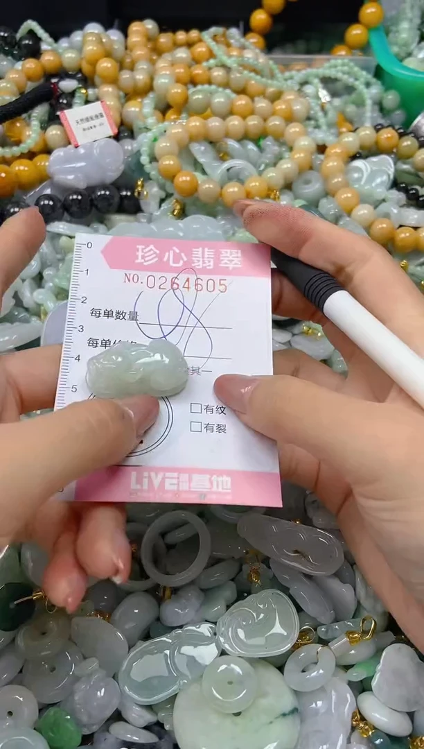翡翠未镶嵌颈饰闪购0264605