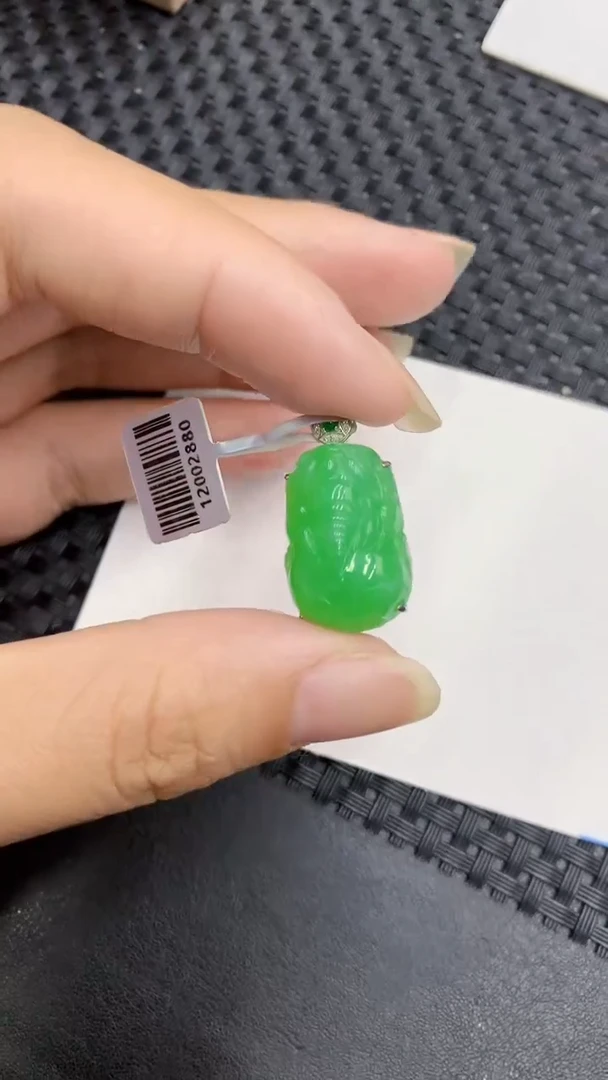 【闪购商品】翡翠颈饰18K金镶嵌            8