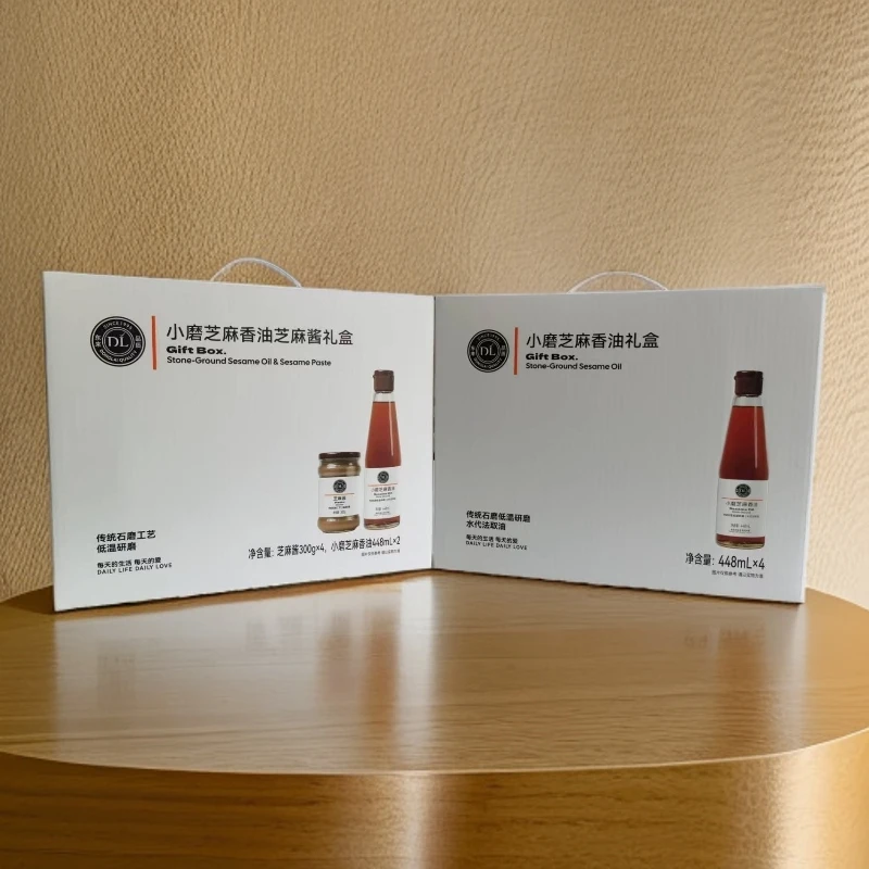 DL东来 芝麻酱、小磨芝麻香油礼盒[顺丰次日达]厨房调料