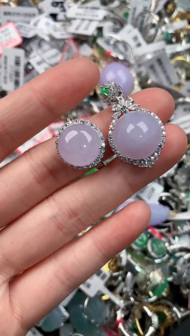 银S925镶嵌戒指翡翠8                  3