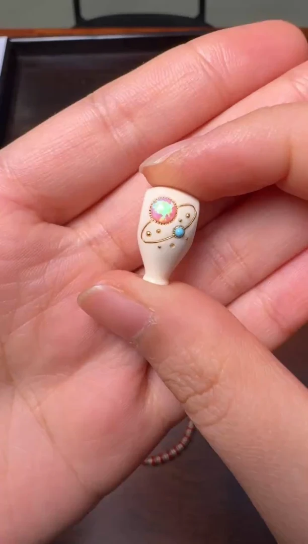 把件猛犸象牙星辰三通