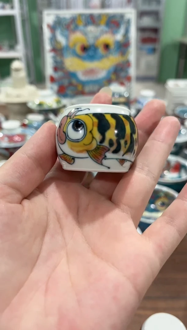 拙明院（福利价格）神仙鱼盖置