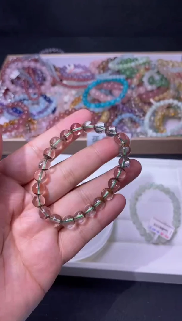 水晶手串未镶嵌8mm幽灵