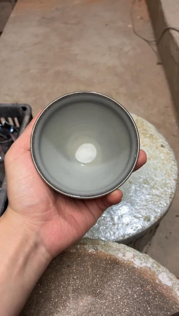 茶盏真柴烧建盏换点柴火