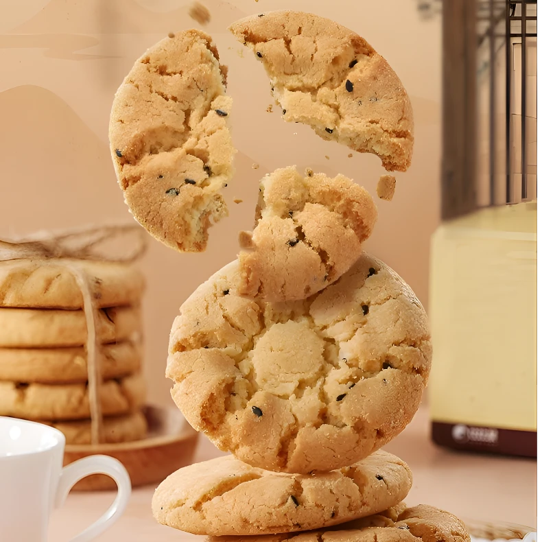 乾东蛋黄味桃酥口口酥早餐饼干御品醇香特色桶装