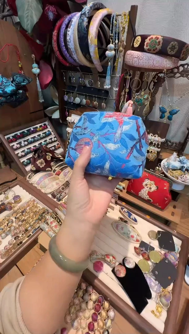 【孤品车11.24】李德喜宋锦零钱包成品