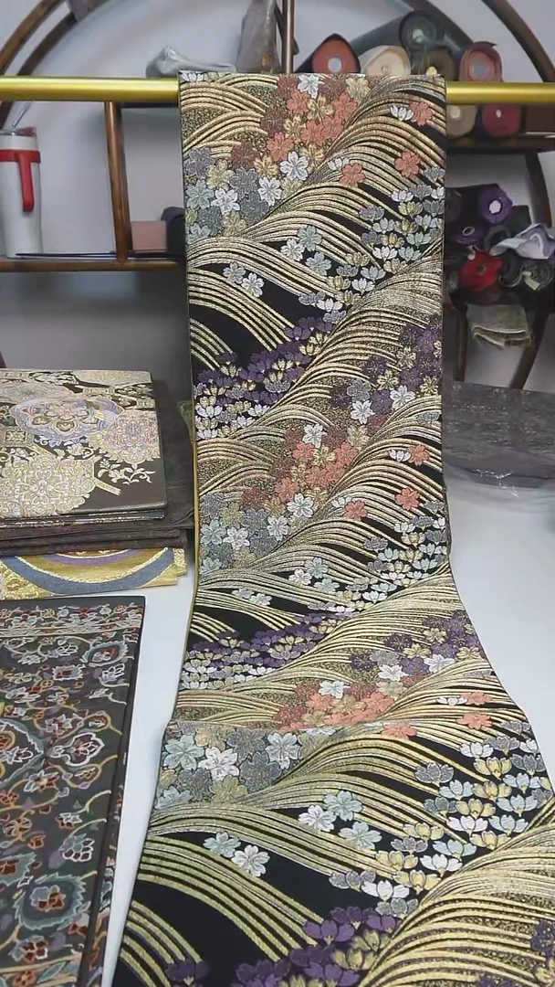 【闪购商品】织绣75西阵织六通花卉