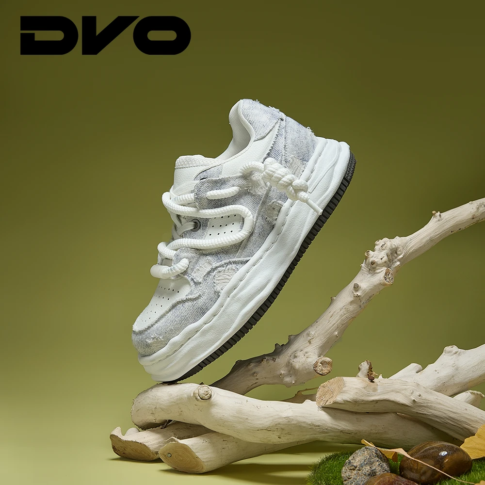 DVO 7CM隐形内增高2025夏季款凉感水洗破洞帆布透气厚底休闲鞋男