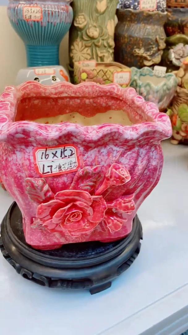 【闪购商品】陶瓷@@L7博艺捏花1个