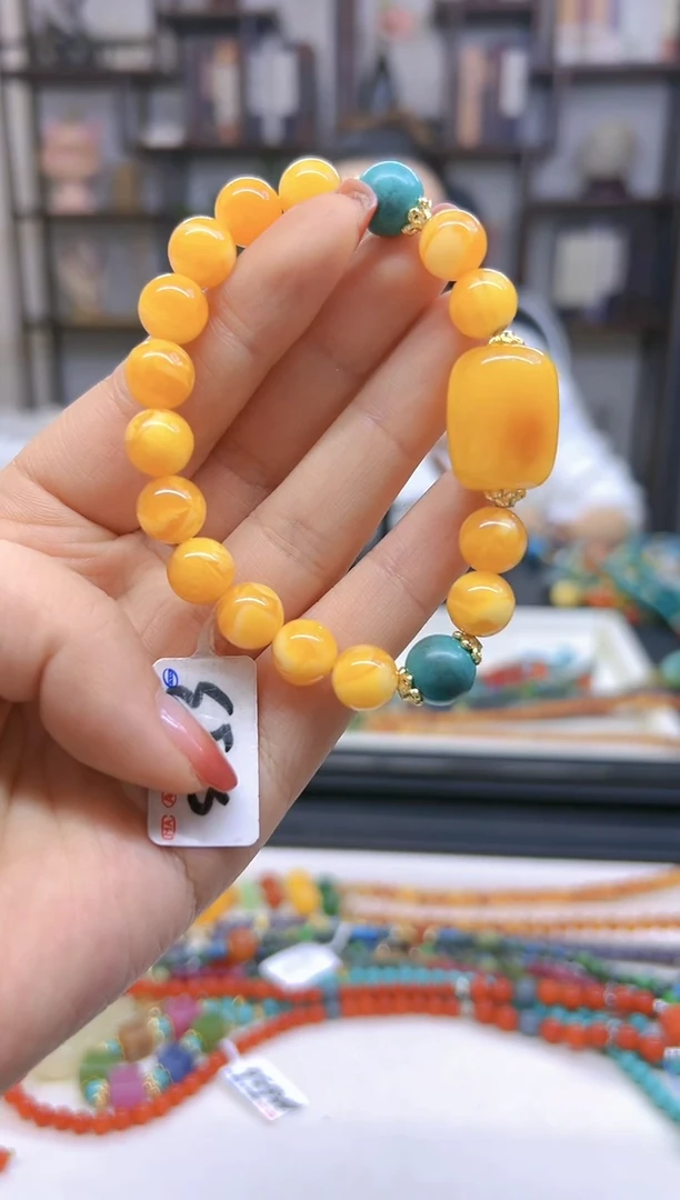 【闪购商品】蜜蜡手链未镶嵌DIY款S253