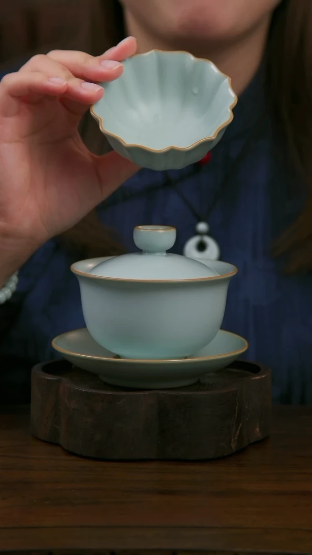 杯618福利钜惠！随缘盖碗1+荷瓣杯1