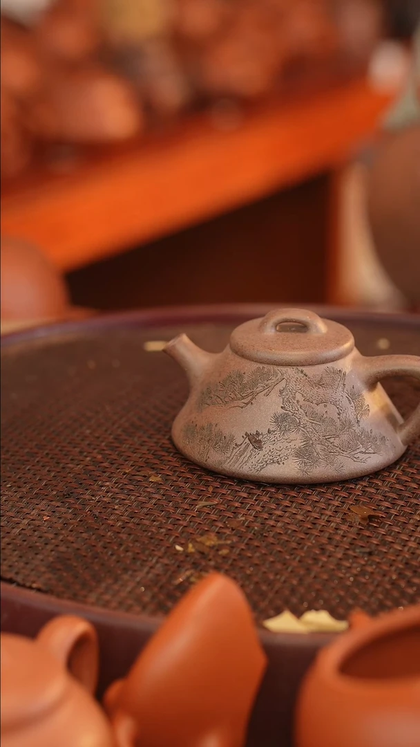 茶壶紫砂原矿手工制作