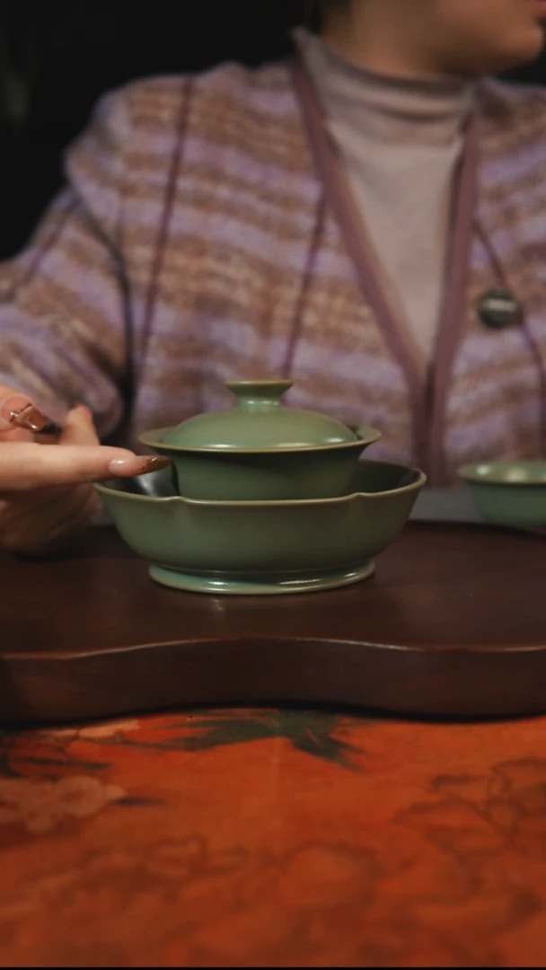 杯子瓷小*椒汝州原产地原矿仿古老釉q