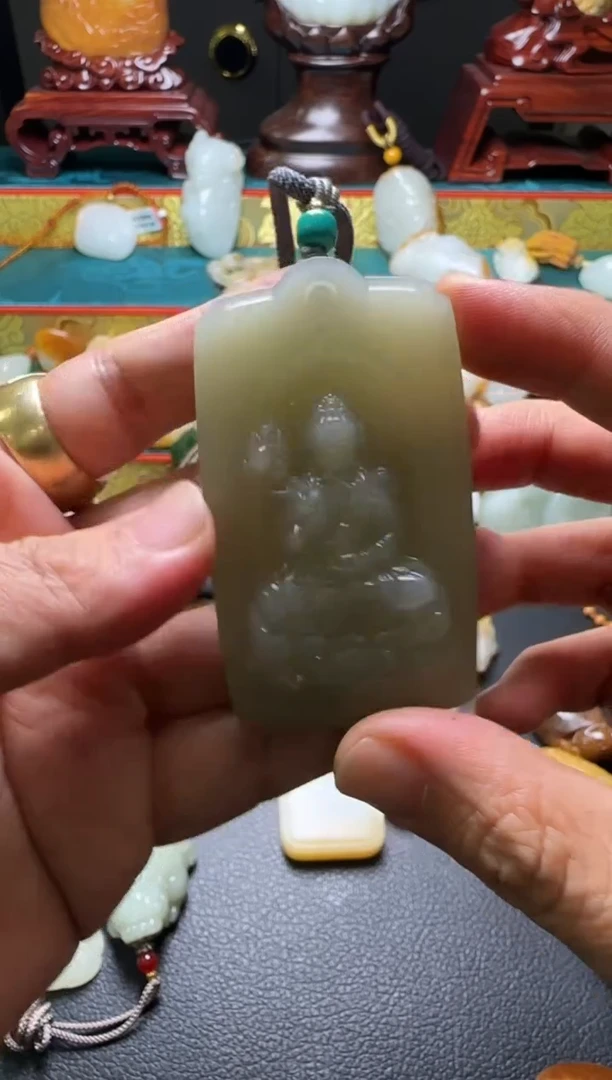 吊坠(不含链)未镶嵌和田玉和田玉吊坠6