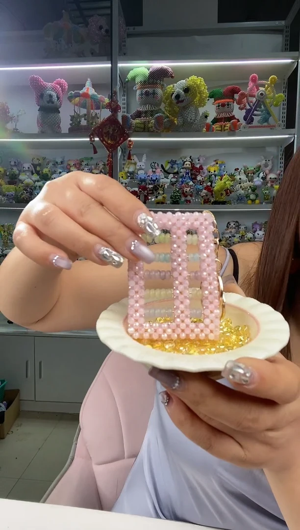 玻璃2712卡4水晶金黄色材料包1套