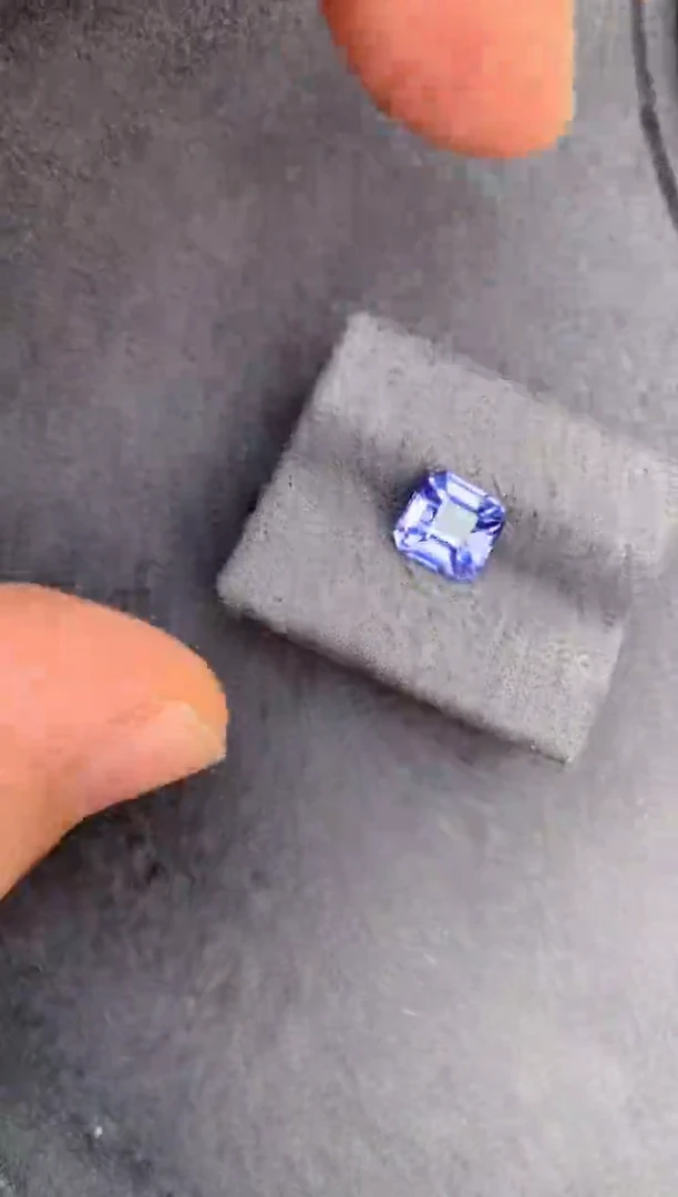 彩色蓝宝石裸石未镶嵌2ct紫蓝宝AD