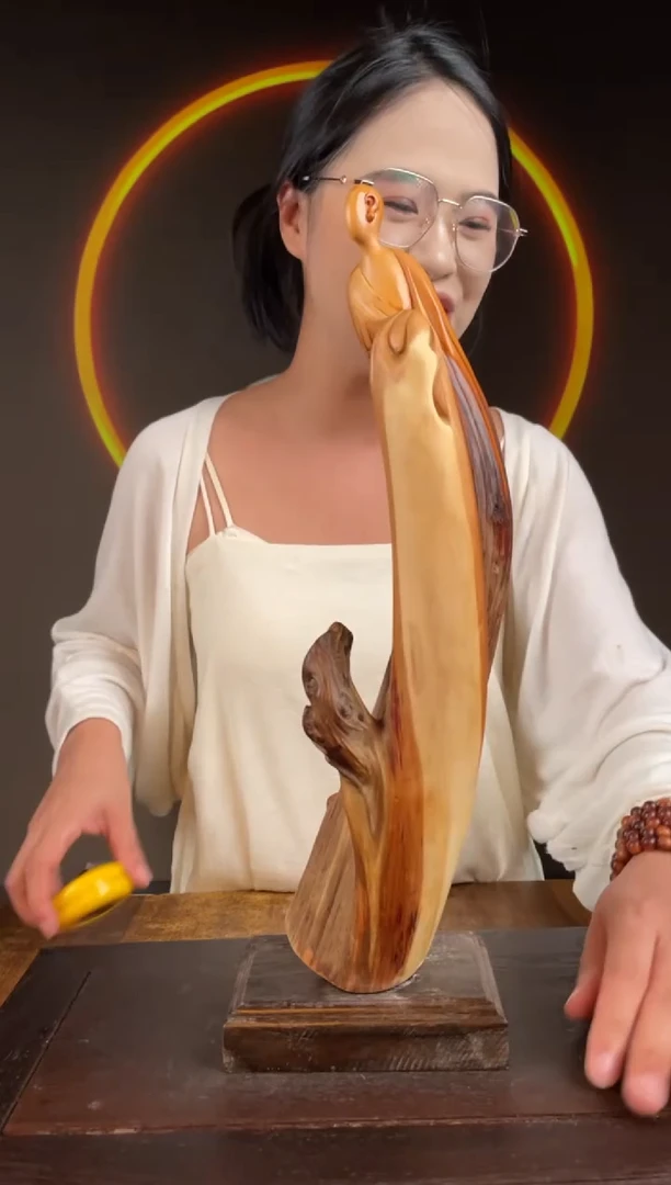 柏木（崖柏）手工摆件,先抢先得! 编号:100