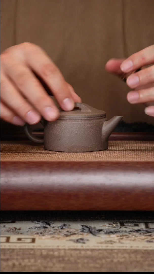 茶壶紫砂小汉瓦段泥半手工