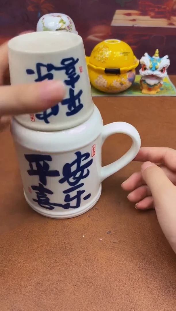 陶瓷茶具摆件旅行套组