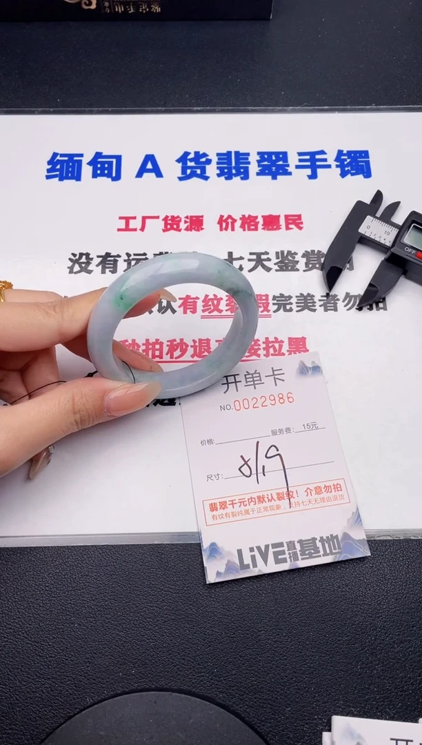 未镶嵌手镯翡翠V 86