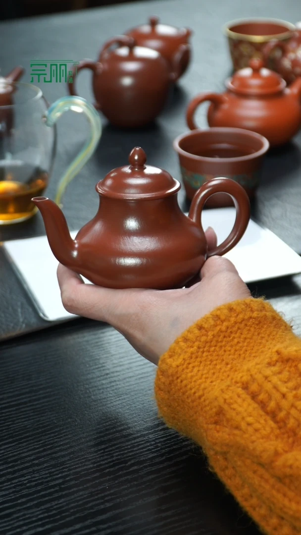 【闪购商品】紫砂茶壶刘佩壶朱泥大红袍