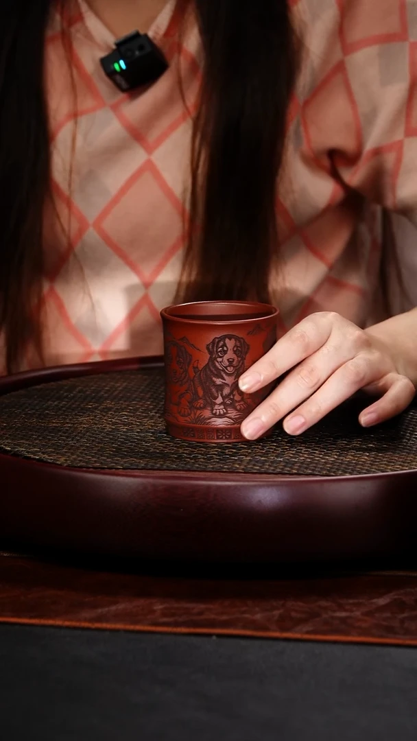 茶壶紫砂宜兴原矿紫砂16（狗）