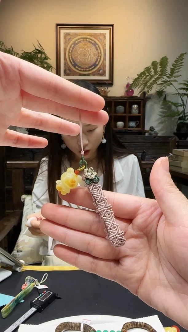 蜜蜡颈饰未镶嵌挂件