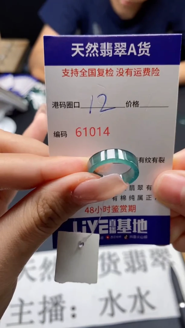 未镶嵌戒指翡翠天然A货翡翠1014