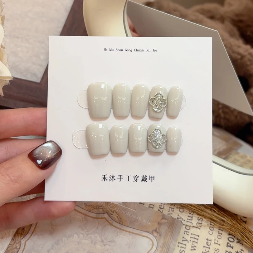 【幸运草】——禾沐手工穿戴甲