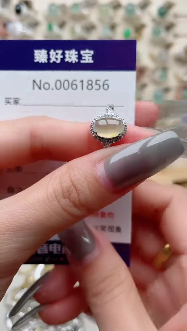 【闪购商品】翡翠戒指银S925镶嵌..........