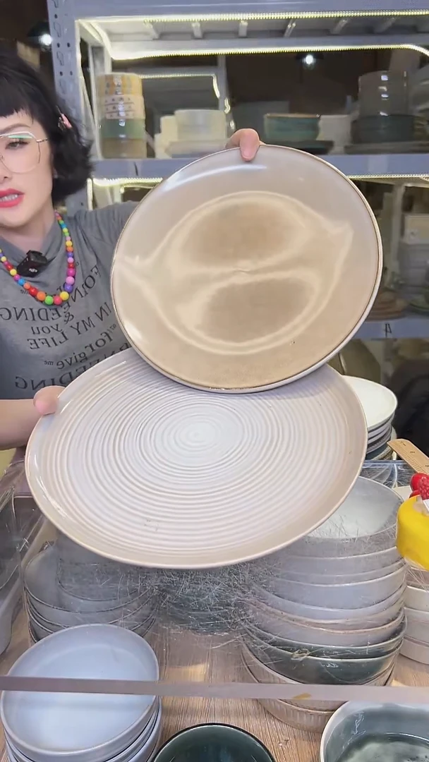 瓷291外贸尾货高温釉下彩陶瓷餐具默认微瑕