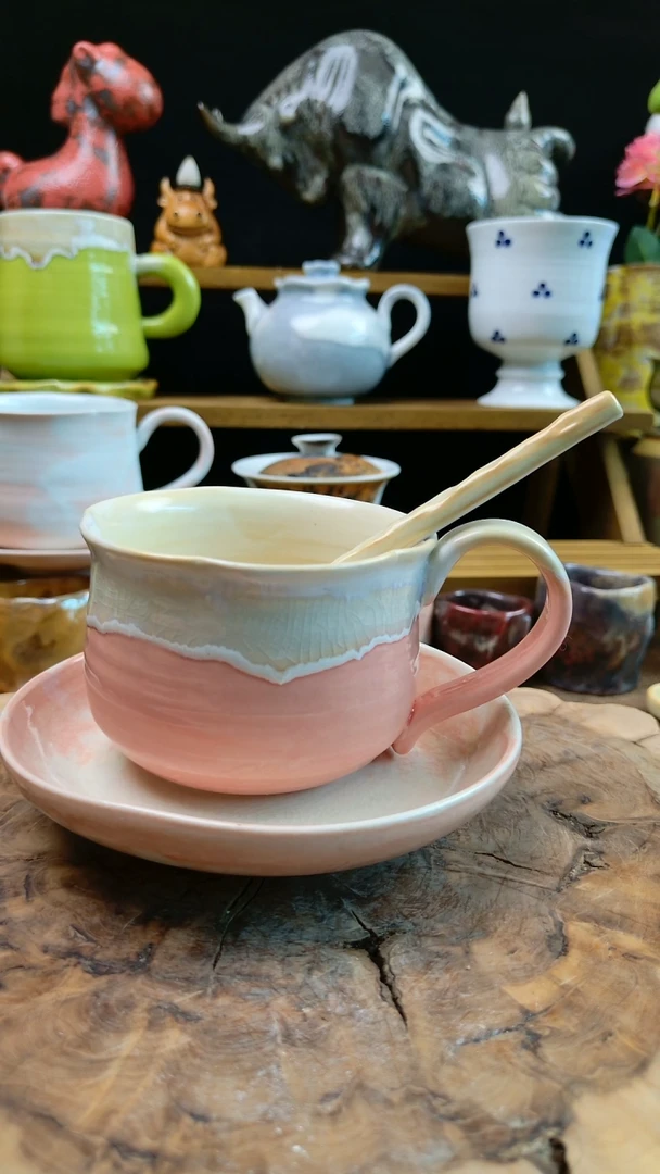 高温颜色釉窑变系列 套杯 2