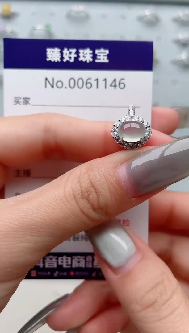 【闪购商品】翡翠戒指银S925镶嵌..........