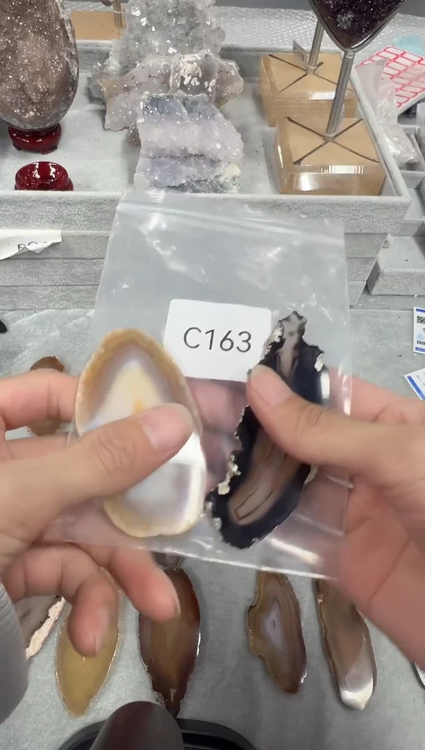 未镶嵌玛瑙/玉髓珠宝奇石C163 拍一发二