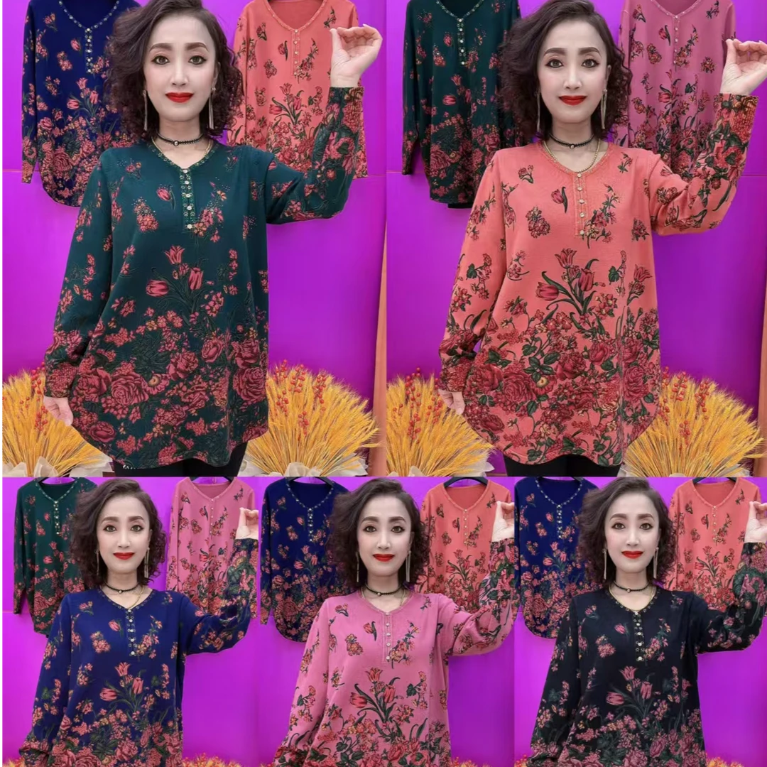 FANG时尚V领毛织大版衫170五色