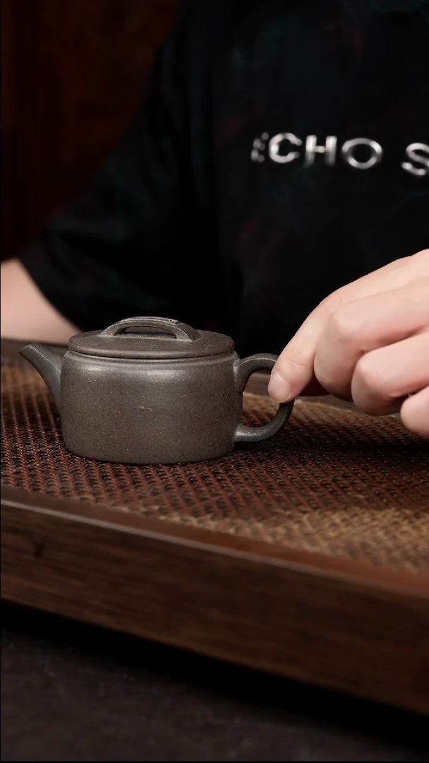 茶壶紫砂岩中泥折嘴汉瓦