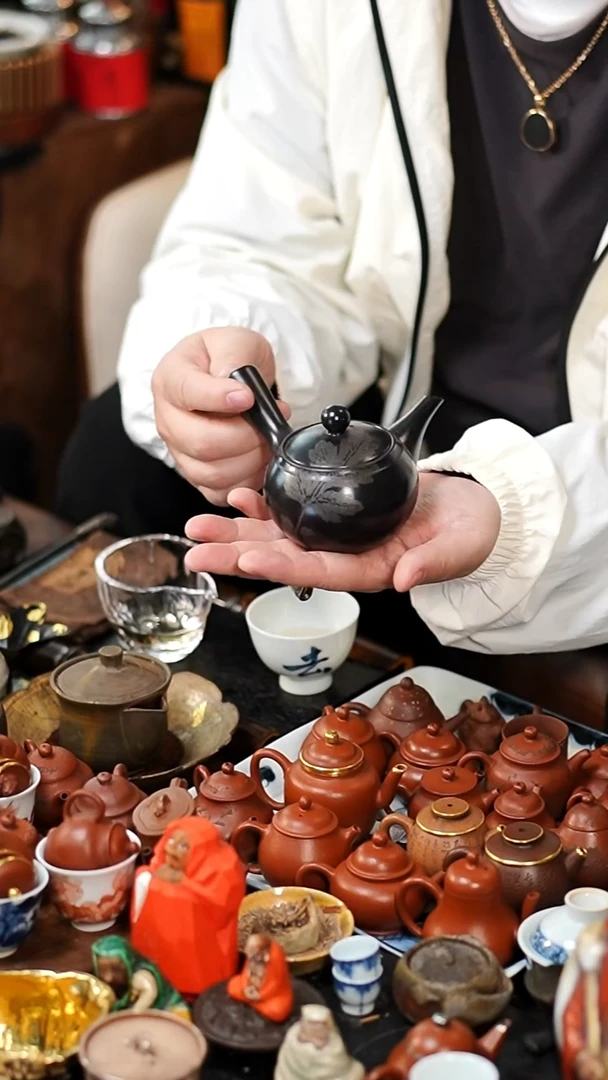 闪购34 130CC 侧把壶功夫茶道具