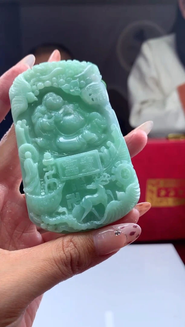 【闪购商品】定制翡翠未镶嵌挂件发货（拍一发一）