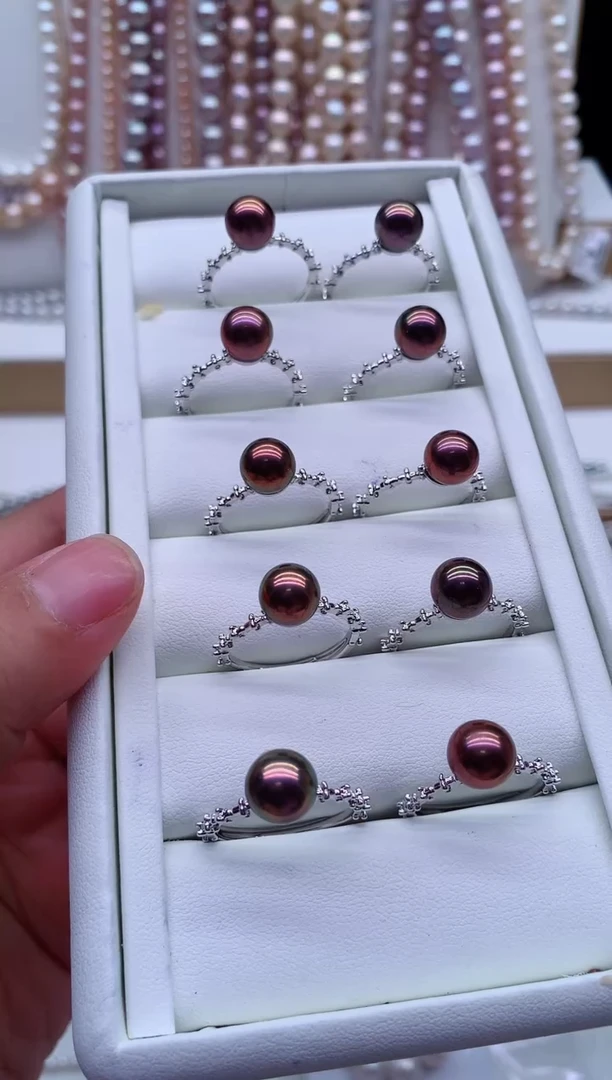 戒指合金淡水珍珠多样性发其一，非无暇