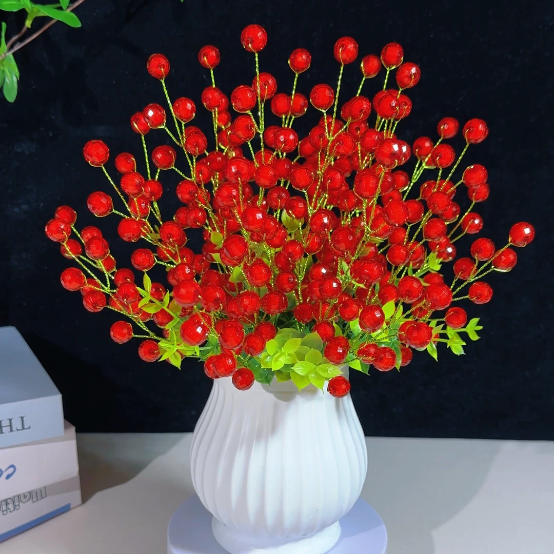 【送防摔花瓶】10厘红运果 材料包手工DIY制作材料