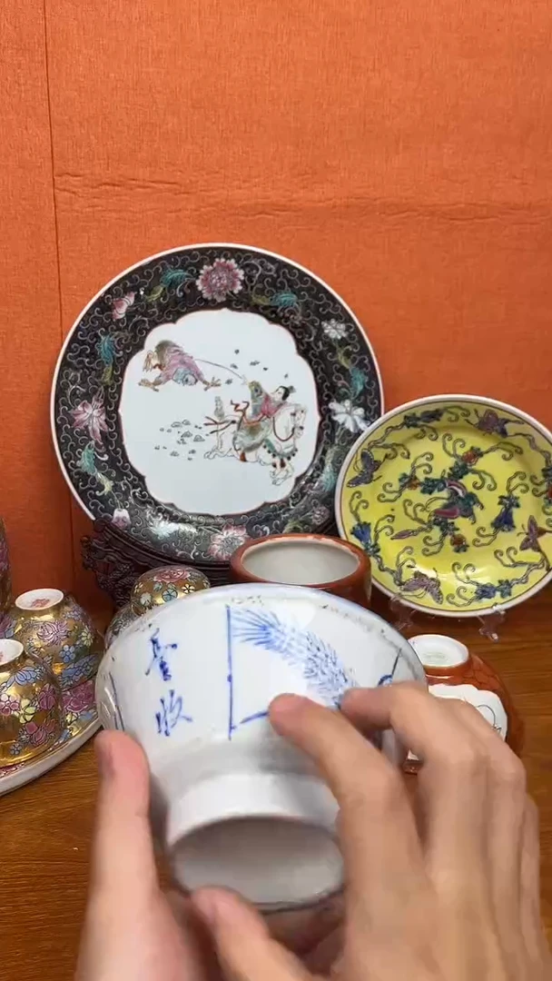 摆件景德镇老厂瓷微瑕慎拍