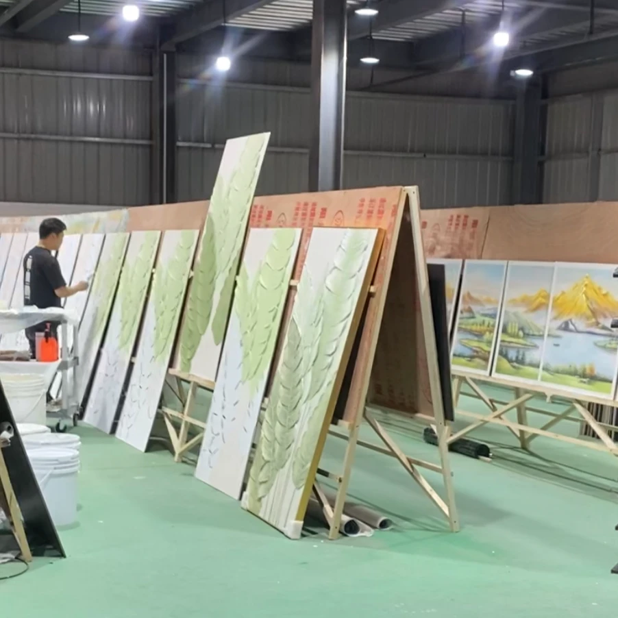 餐厅画客厅 玄关挂画立体手工油画